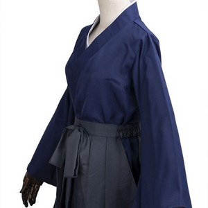 Algodón Kimono Kendo Pantalones Anime COS Traje de mujer