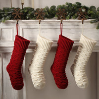 Christmas Gift Bag Decorative Socks Knitted Hanging Decoration
