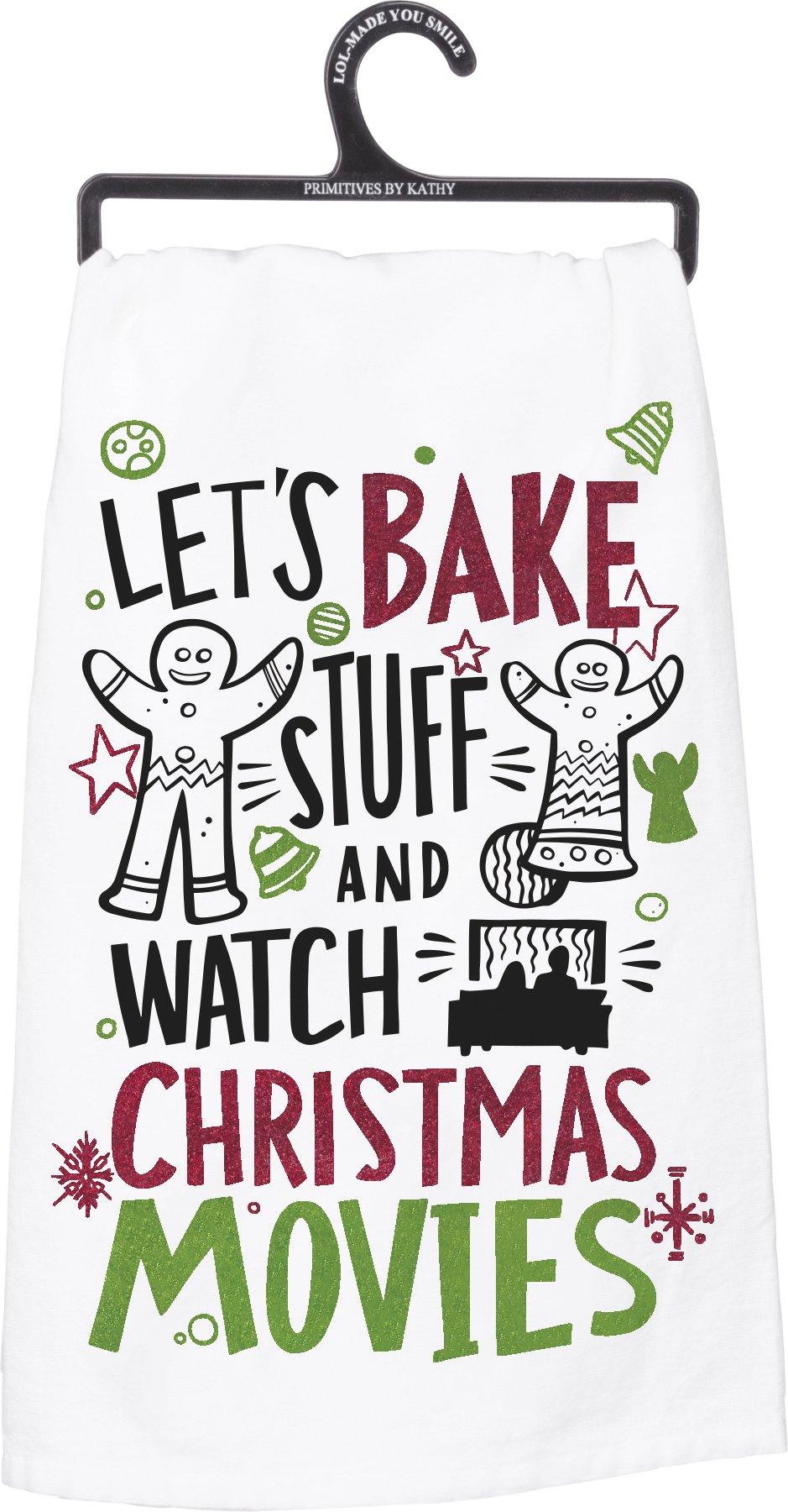 Let's Bake And Christmas Movies - Kitchen Towel