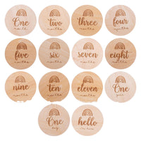 Rainbow Baby Milestone Photography Props Record Board
