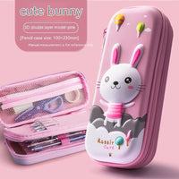 Three-dimensional Pencil Case Primary School Kindergarten Cartoon Large Capacity Pencil Case Pencil Box
