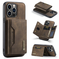 Two-in-one Leather Magnetic Wallet iPhone Case
