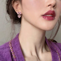 Purple Love Earrings