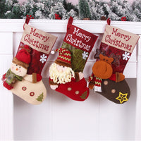 Merry Christmas 3D Character Stockings
