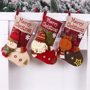 Merry Christmas 3D Character Stockings