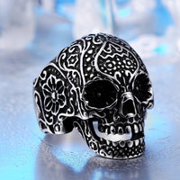 Hip Hop Sugar Skull Ring Trendy Men's Personality Ring Punk
