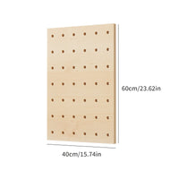 Solid Wood Pegboard - Storage Organizer
