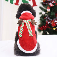 Christmas Reindeer Dog Costume Hooded Sweatshirt
