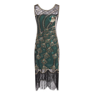 Peacock Cocktail Dress