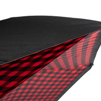 Parapluie à carreaux vichy inversé : rouge