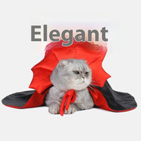 Halloween Pet Cat Dog Cloak Cape Costume
