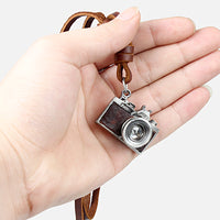 Fashion Clothing Lanyard Nostalgic Camera Pendant
