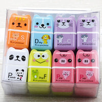 Cute Animal Roller Erasers Elementary School Children Creative
