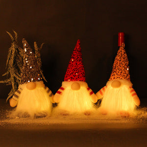Light-up Festive Gnomes