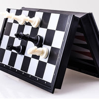 Three In One Magnetic Chess Checkers Backgammon