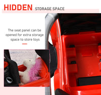 Kids 3 In 1 Push Car Ride-On Stroller Sliding Walking Toy With Horn Music Light Secure Bar For Boys Girls 1-3 Years Old Red
