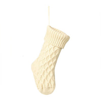 Knit Solid Color Christmas Stockings
