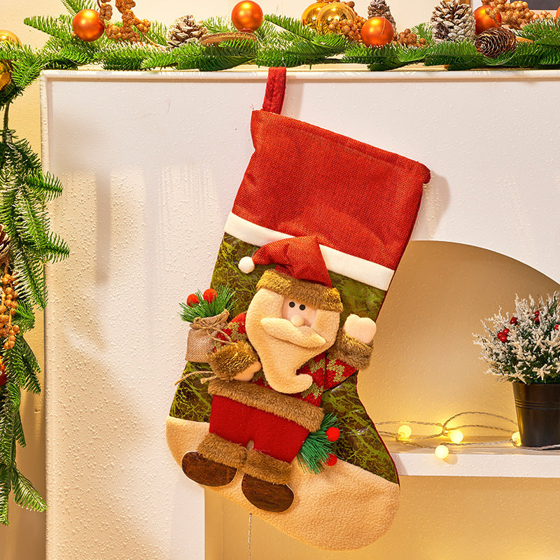 Plush 3D Christmas Stockings