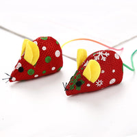 Christmas Mouse Cat Toys
