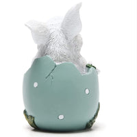 Easter Bunny Egg Resin Sculpture