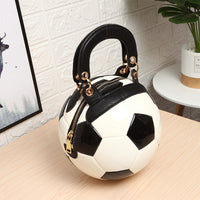 Soccer Ball Style Trendy Handbag