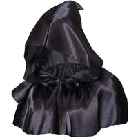 Grim Reaper Hood, Black Medieval Hood, Gothic Cosplay
