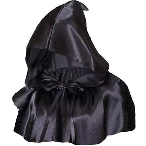 Grim Reaper Hood, Black Medieval Hood, Gothic Cosplay