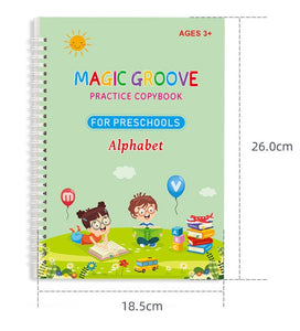 English Children's Groove Magic Practice Font Control Training Send Ten Pen Refill