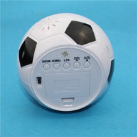 Soccer Ball Luminous Sound Control Digital Clock