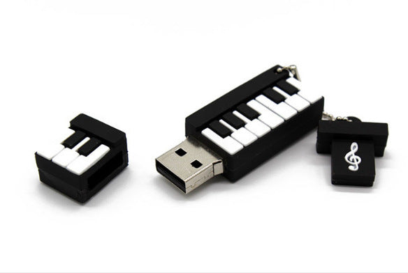 Musical Instrument Violin Piano Guitar U Disk