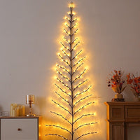 LED Christmas Tree Rattan Wall Lights
