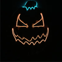 LED Pumpkin Masquerade Mask
