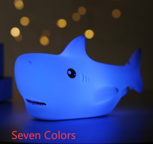 Lámpara de tiburón Moda Creativa Animal Marino Noche Luz LED