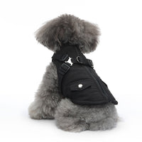 Cotton Chest-Back Zip Winter Dog Jacket
