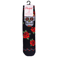 Sugar Skull Novelty Socks
