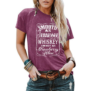 Tennessee Whiskey Strawberry Wine T-Shirt