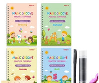 English Children's Groove Magic Practice Font Control Training Send Ten Pen Refill
