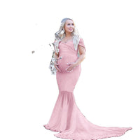 Women's Chiffon Pregnant Women's Floating Tail Photography Dress
