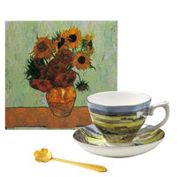 Van Gogh English Coffee Cup Home Bone China Gift Box