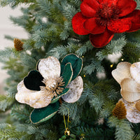 Christmas Flower Ornaments Christmas Tree Decorations
