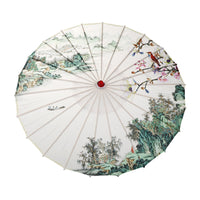 Parapluie artisanal en papier huilé
