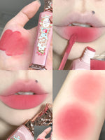 Flower Knows Strawberry Rococo Series Embossed Blush Velvet Matte Lip Glaze
