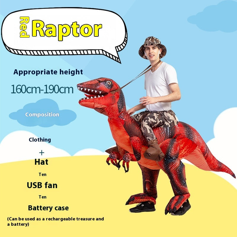 Red Raptor Halloween Costume