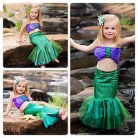 Vestido de sirena princesa Ariel (niño pequeño/niño)