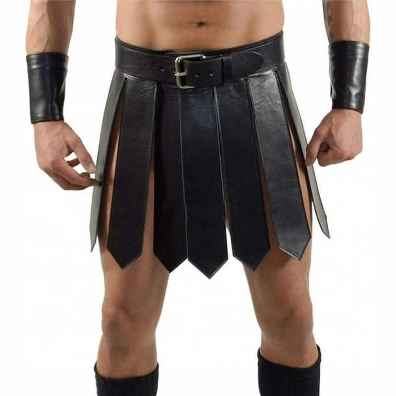 Medieval Roman Skirt Samurai Cosplay Costume (Mens)