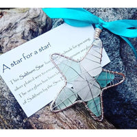 Sea Glass Stone Boho Christmas Ornaments
