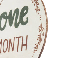 Baby Monthly Milestone Card Wooden Board
