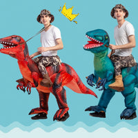 Red Raptor Halloween Costume
