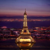 Rolife Nuit de la Tour Eiffel Grand puzzle en bois avec 4 spectacles de lumière pour cadeau