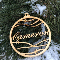 Personalized Creative Wooden Christmas Ornaments